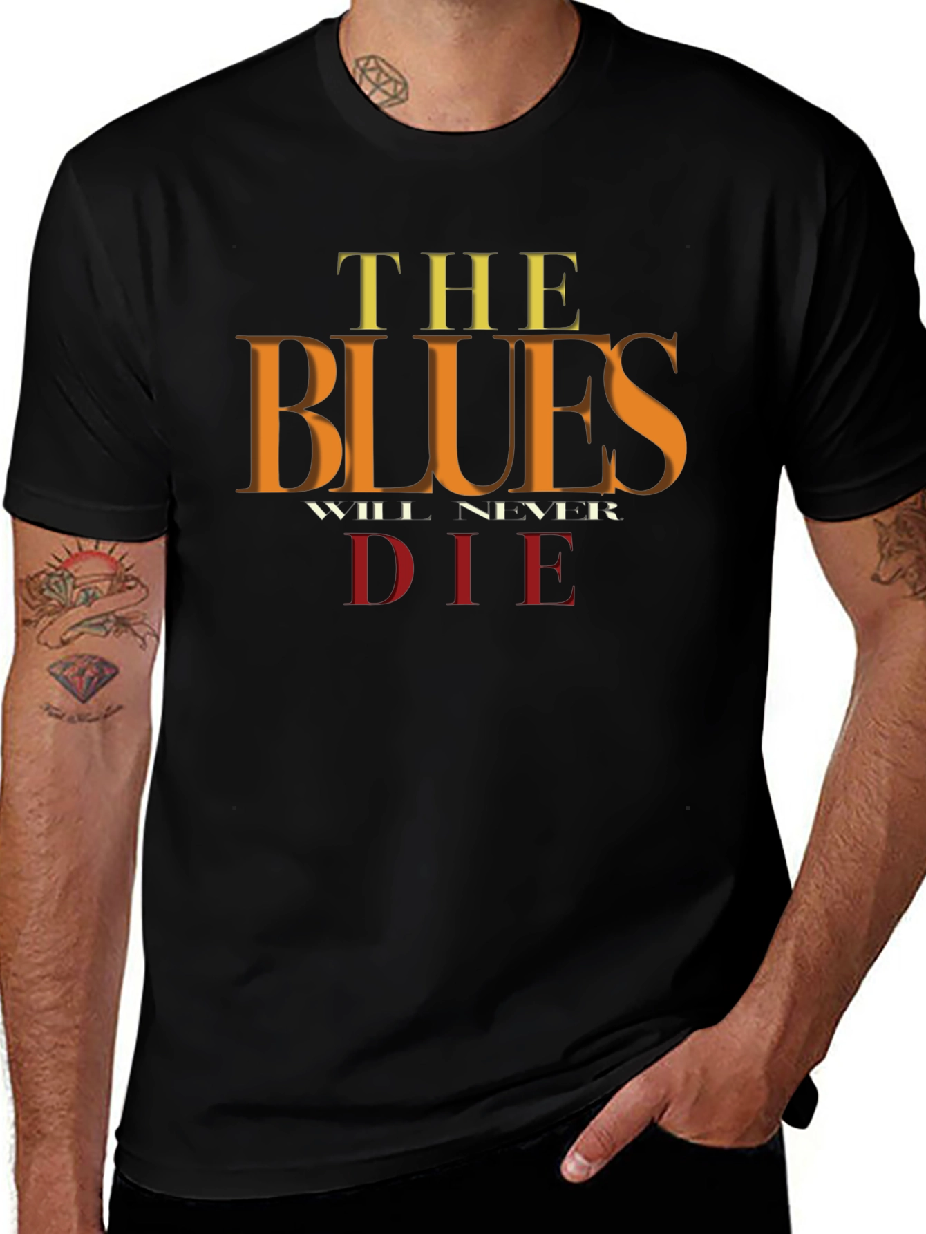 The Blues Will Never Die Graphic Tee