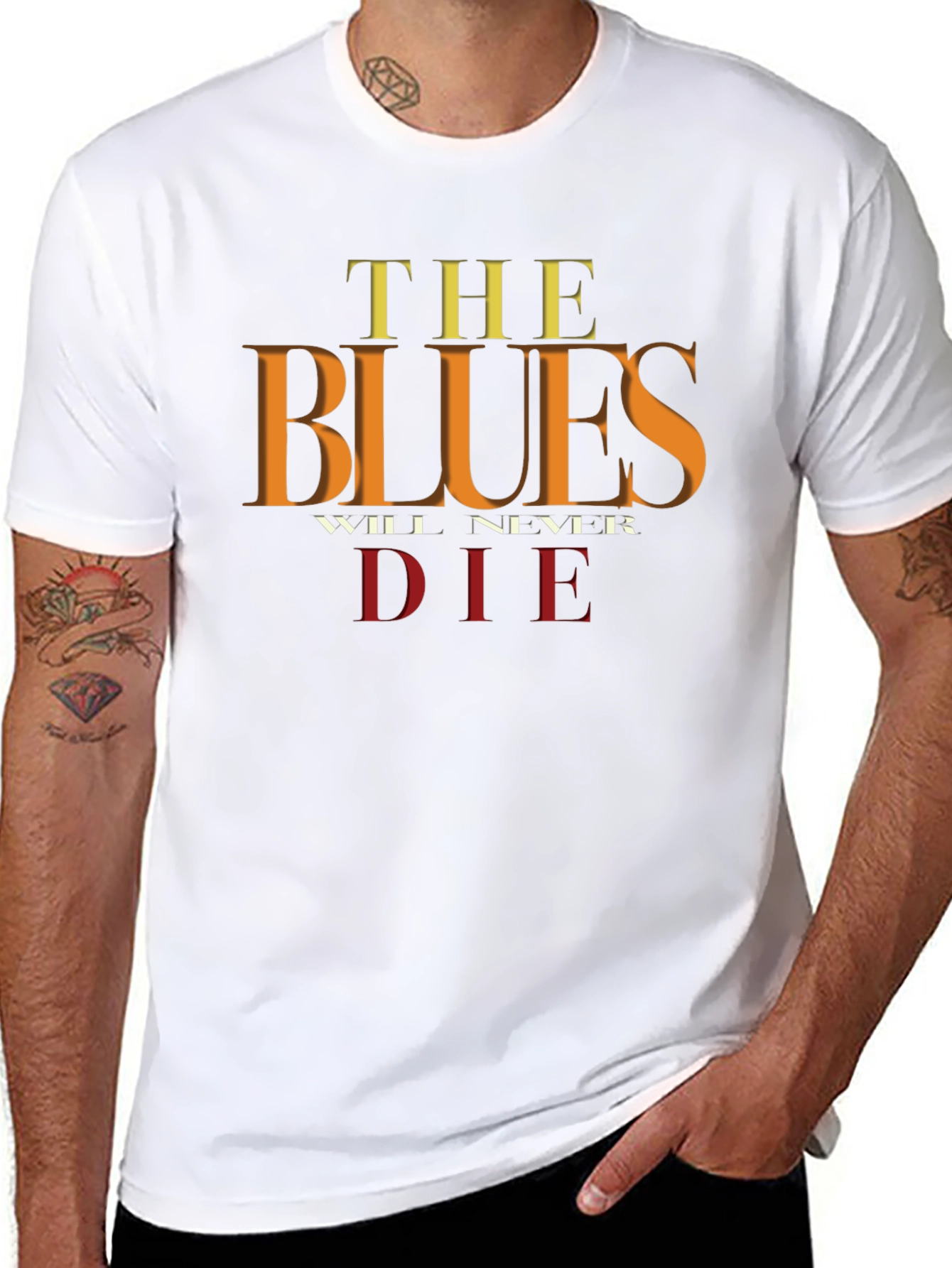 The Blues Will Never Die Graphic Tee