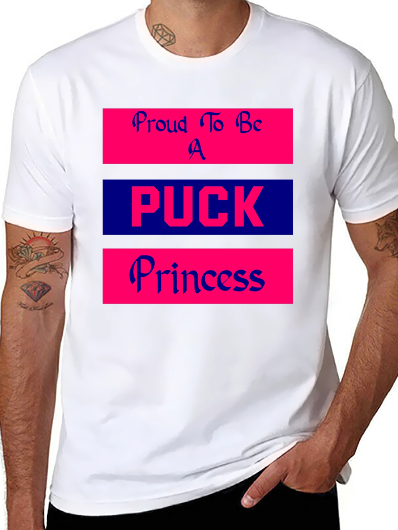 Proud Puck Princess Graphic Tee Shirt