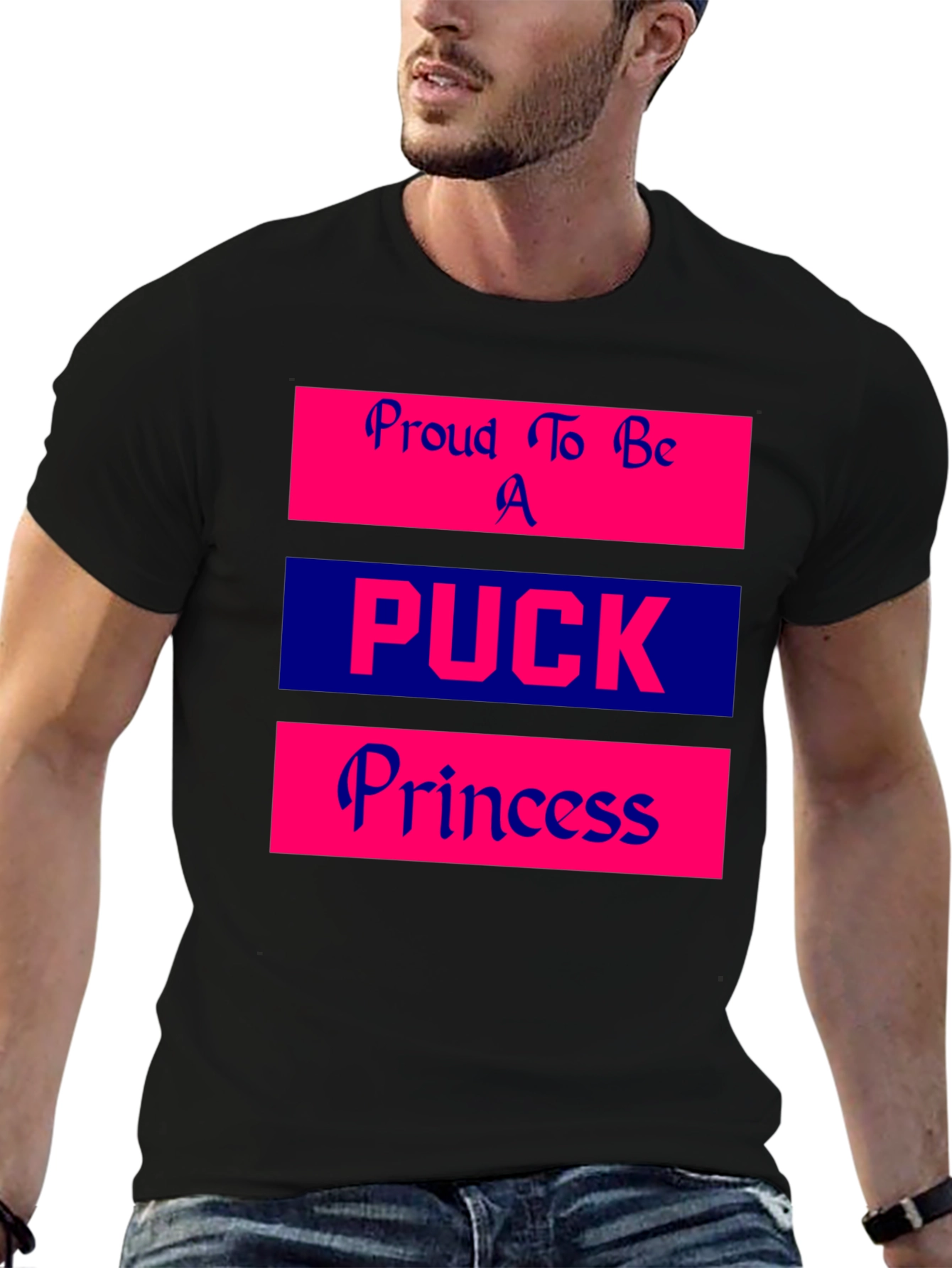 Proud Puck Princess Graphic Tee Shirt