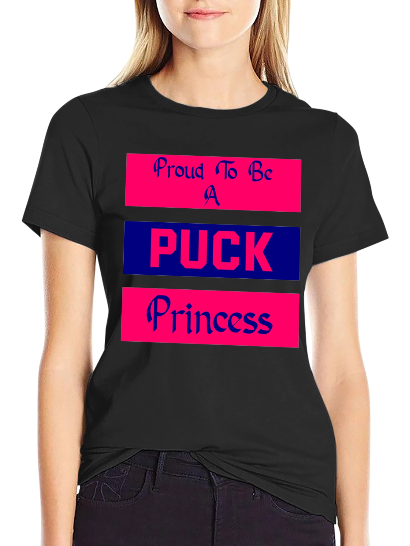 Proud Puck Princess Graphic Tee Shirt