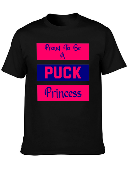 Proud Puck Princess Graphic Tee Shirt