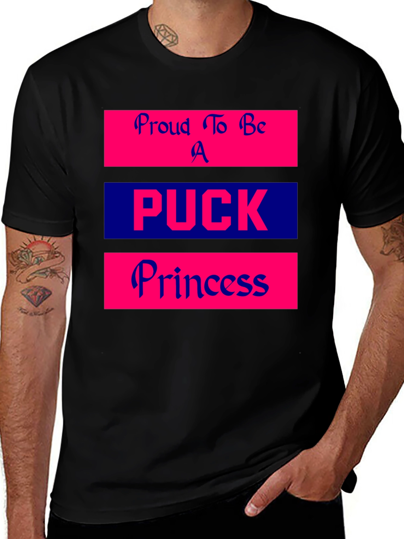 Proud Puck Princess Graphic Tee Shirt