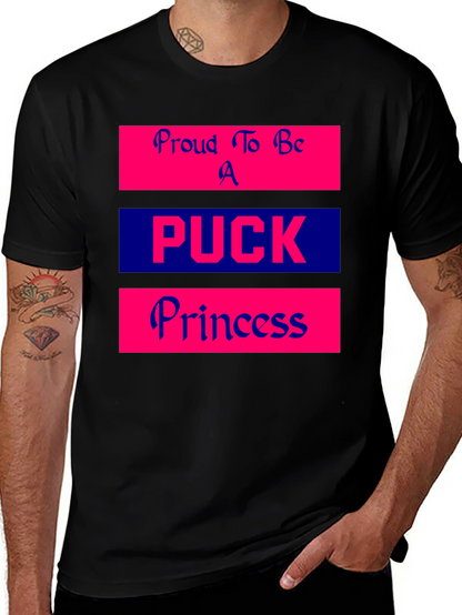 Proud Puck Princess Graphic Tee Shirt