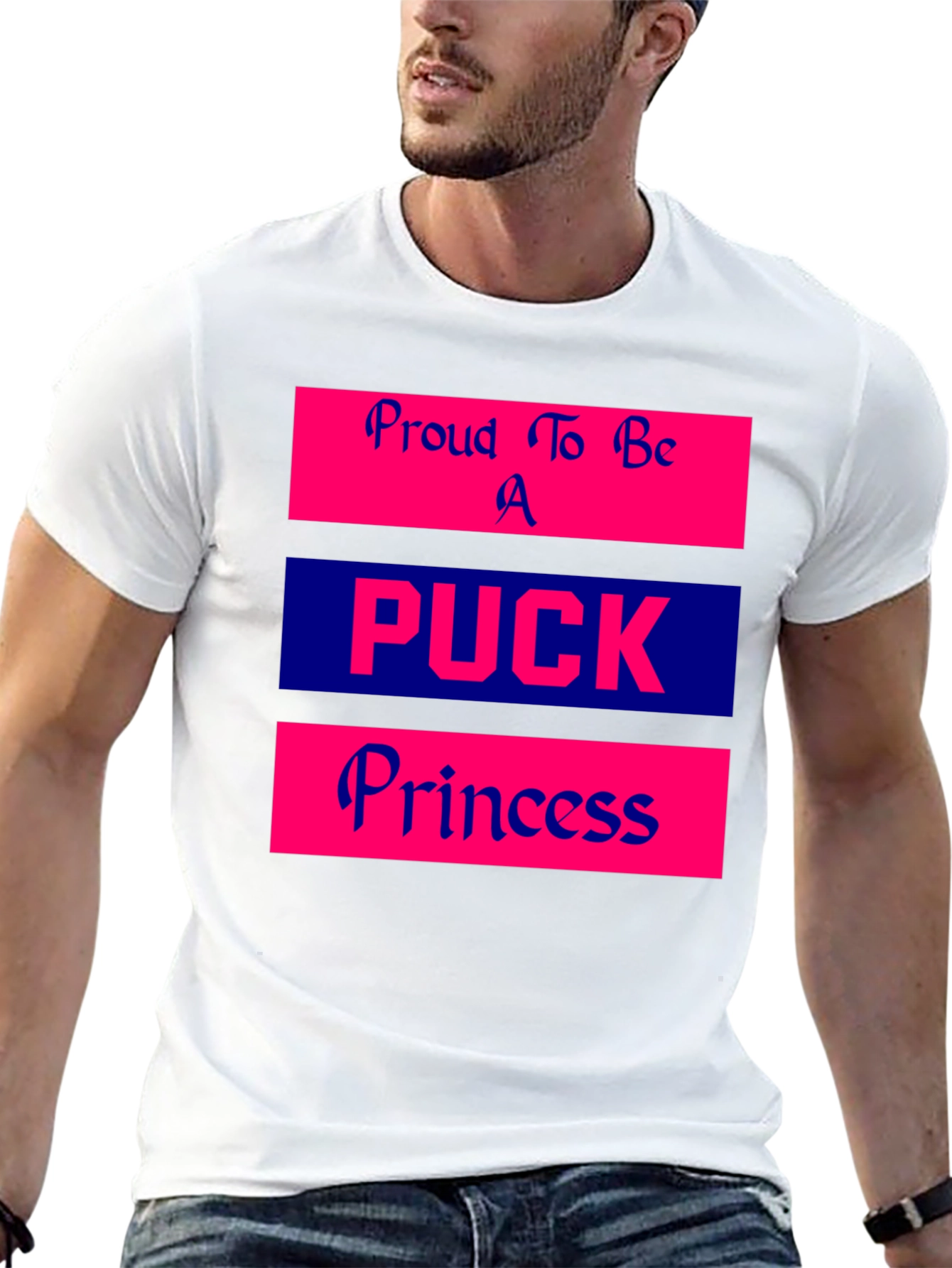 Proud Puck Princess Graphic Tee Shirt