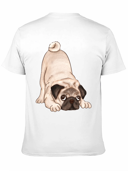 Cute Pug T-Shirt - Black Graphic Tee