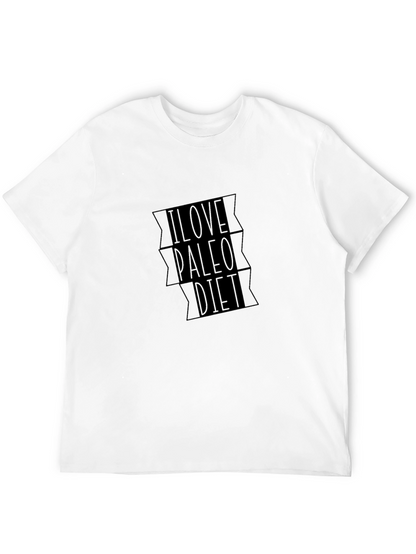 I Love Paleo Diet Graphic T-Shirt