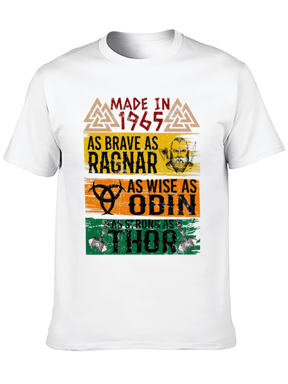 Made in 1965 Brave Ragnar Odin Thor T-Shirt