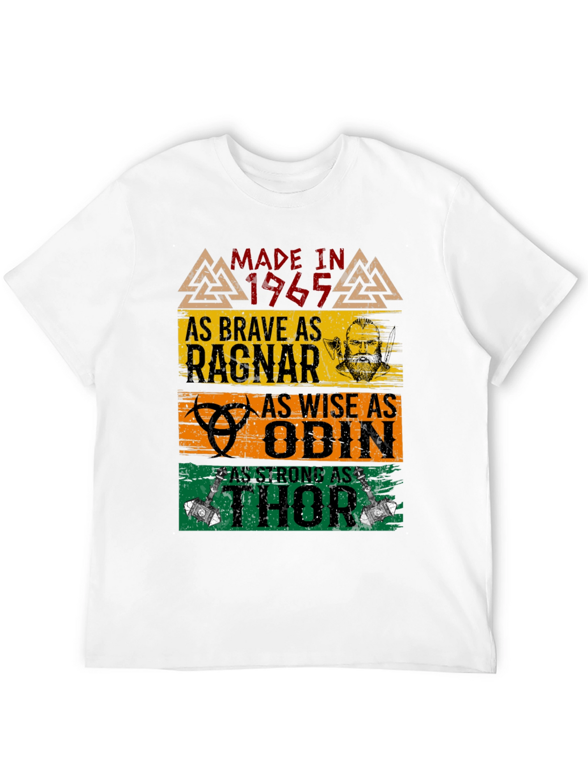 Made in 1965 Brave Ragnar Odin Thor T-Shirt