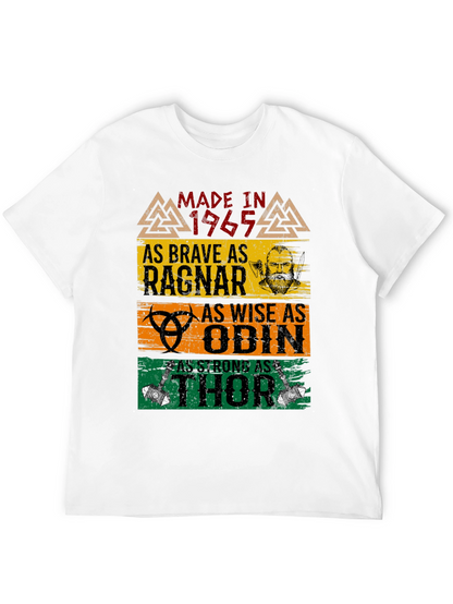 Made in 1965 Brave Ragnar Odin Thor T-Shirt