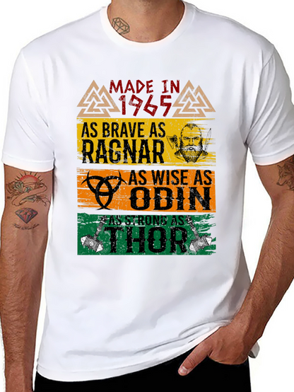 Made in 1965 Brave Ragnar Odin Thor T-Shirt