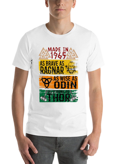 Made in 1965 Brave Ragnar Odin Thor T-Shirt