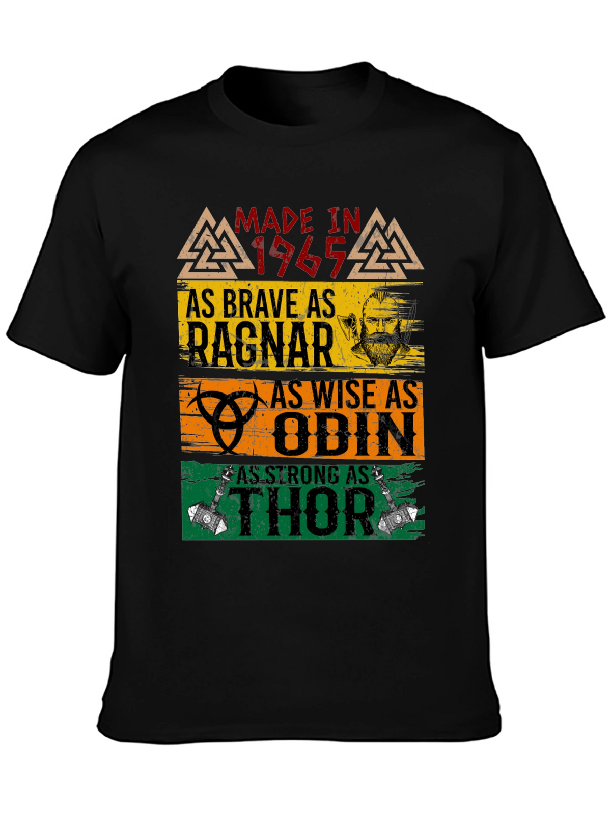 Made in 1965 Brave Ragnar Odin Thor T-Shirt