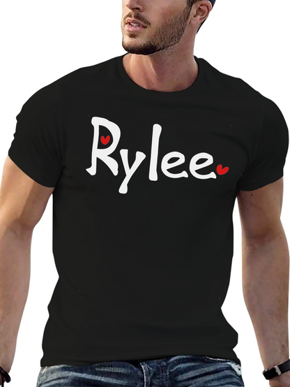 RyLee Heart Graphic T-Shirt - Cotton Blend Tee