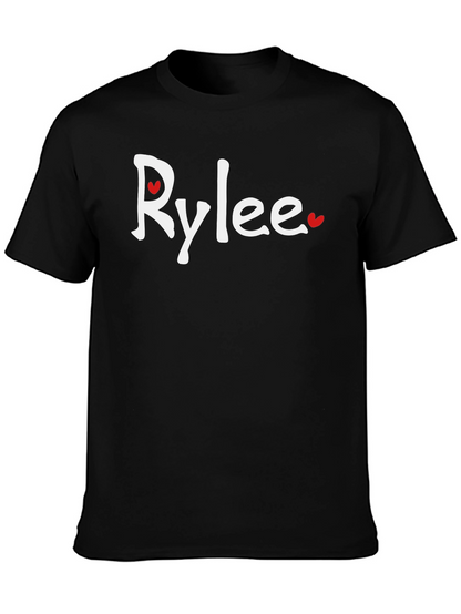 RyLee Heart Graphic T-Shirt - Cotton Blend Tee