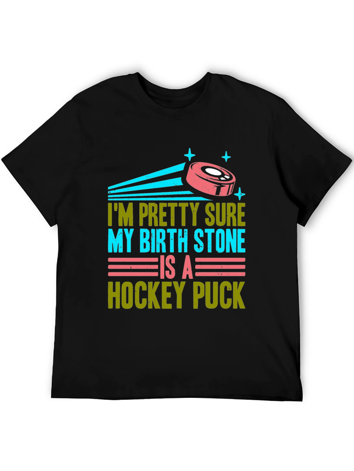 Funny Hockey Birthstone T-Shirt
