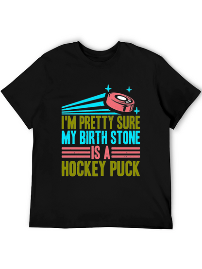 Funny Hockey Birthstone T-Shirt