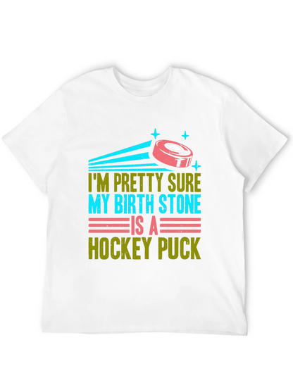 Funny Hockey Birthstone T-Shirt