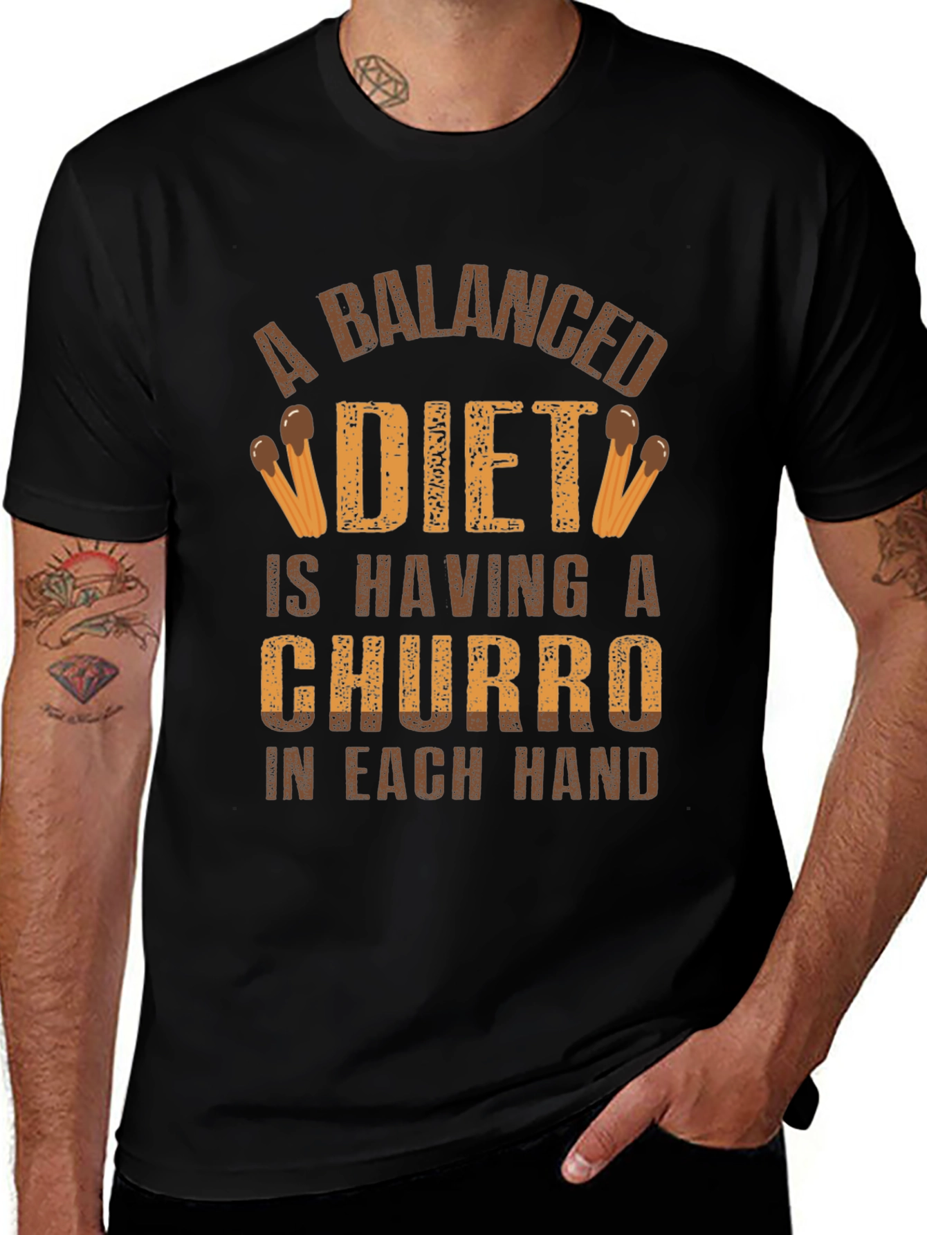 Balanced Diet Churro T-Shirt
