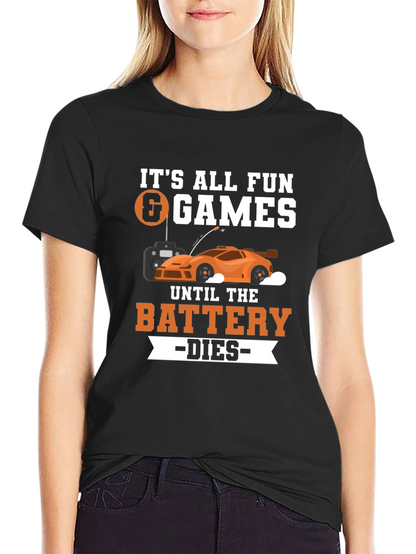 Fun & Games RC Car Battery T-Shirt