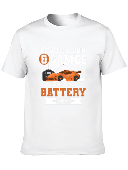Fun & Games RC Car Battery T-Shirt