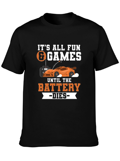Fun & Games RC Car Battery T-Shirt