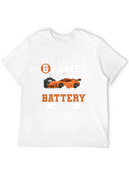 Fun & Games RC Car Battery T-Shirt