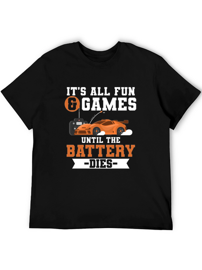 Fun & Games RC Car Battery T-Shirt