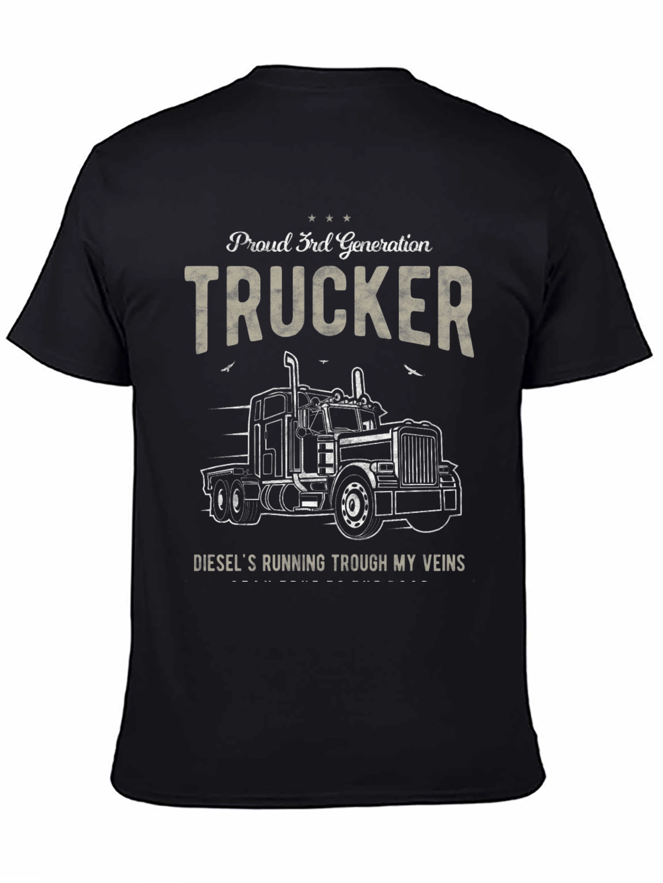 Proud 3rd Generation Trucker Graphic T-Shirt