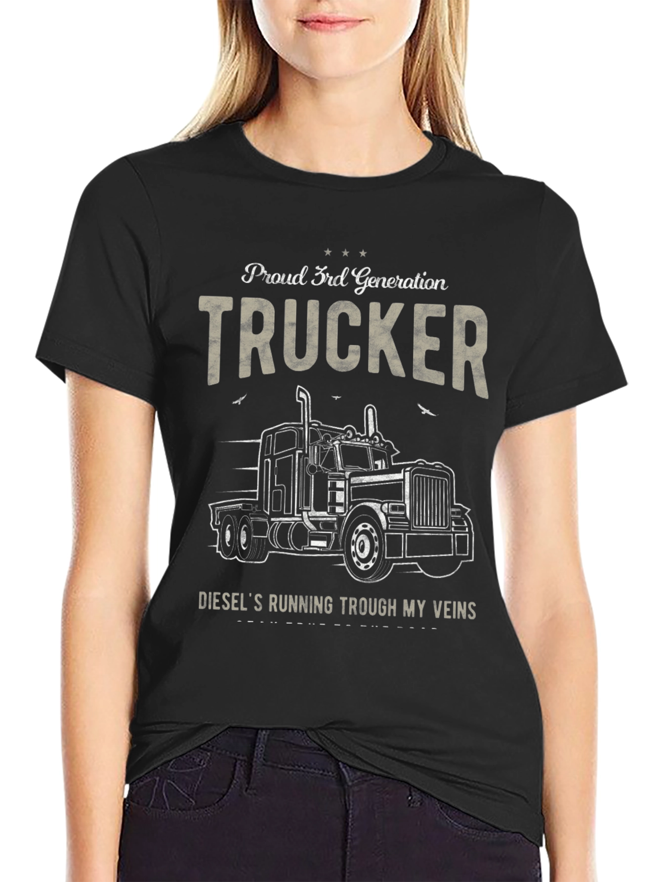 Proud 3rd Generation Trucker Graphic T-Shirt