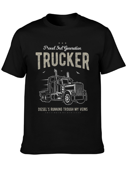 Proud 3rd Generation Trucker Graphic T-Shirt