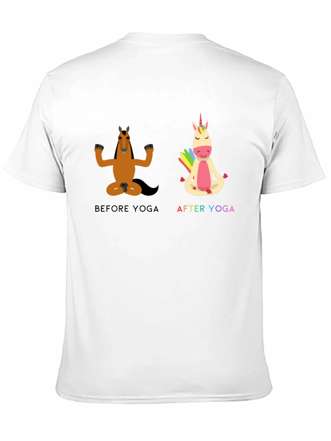 Yoga Horse T-Shirt Funny Graphic Tee