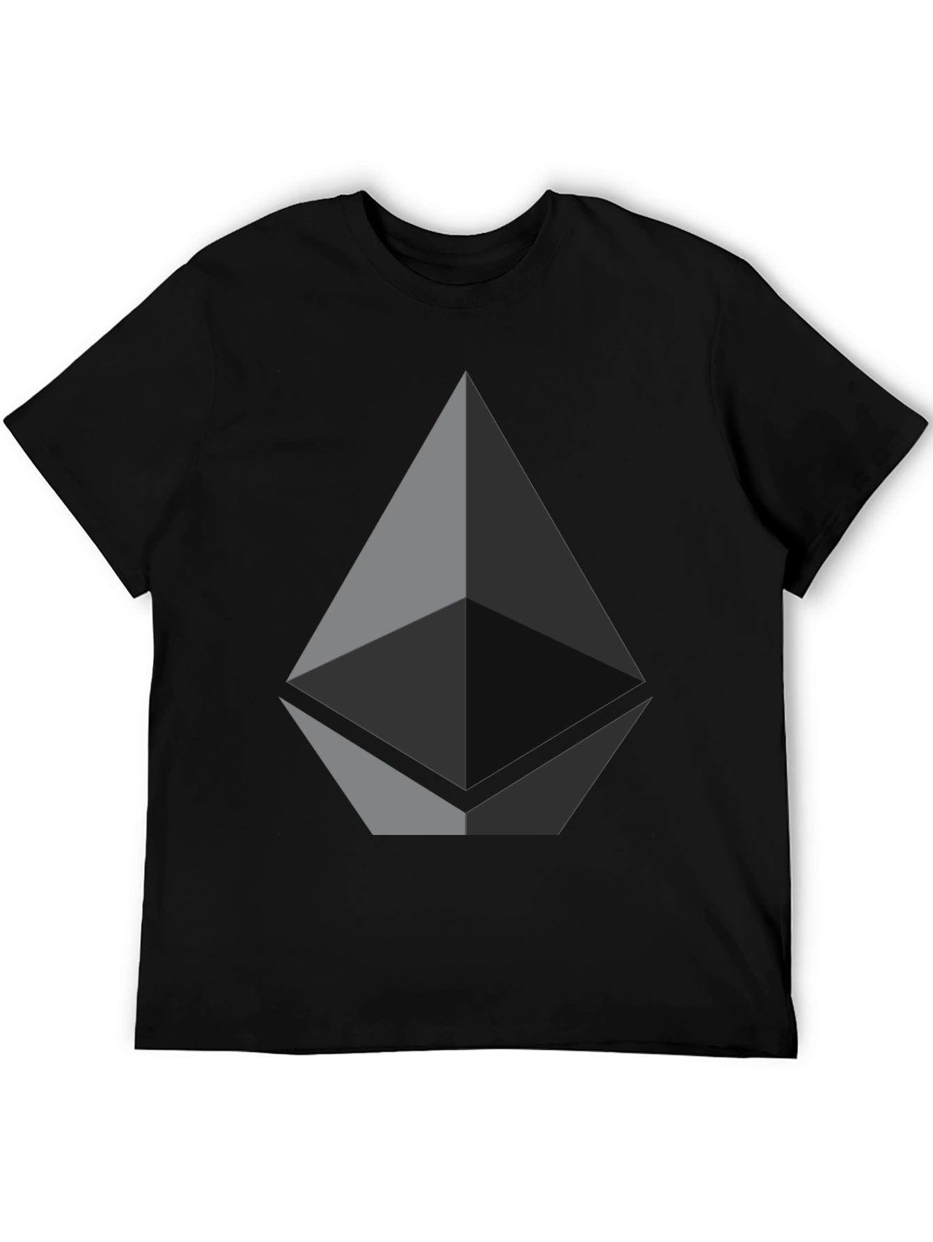 Ethereum Logo Black T-Shirt - Crypto Tee
