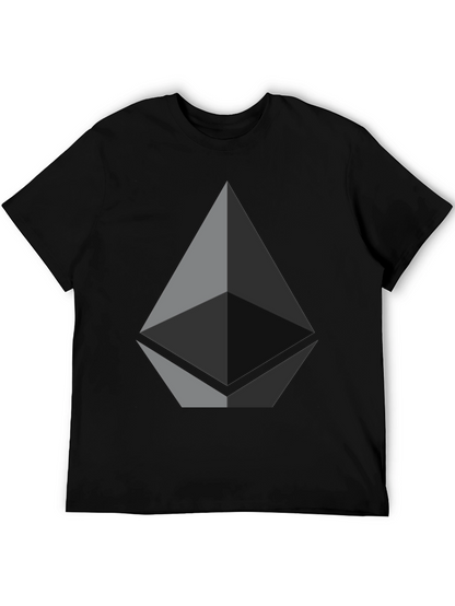 Ethereum Logo Black T-Shirt - Crypto Tee