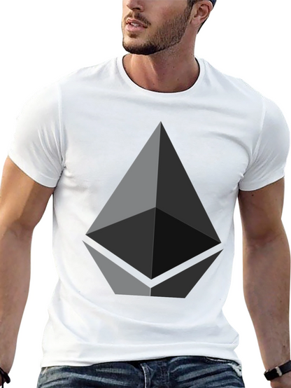 Ethereum Logo Black T-Shirt - Crypto Tee