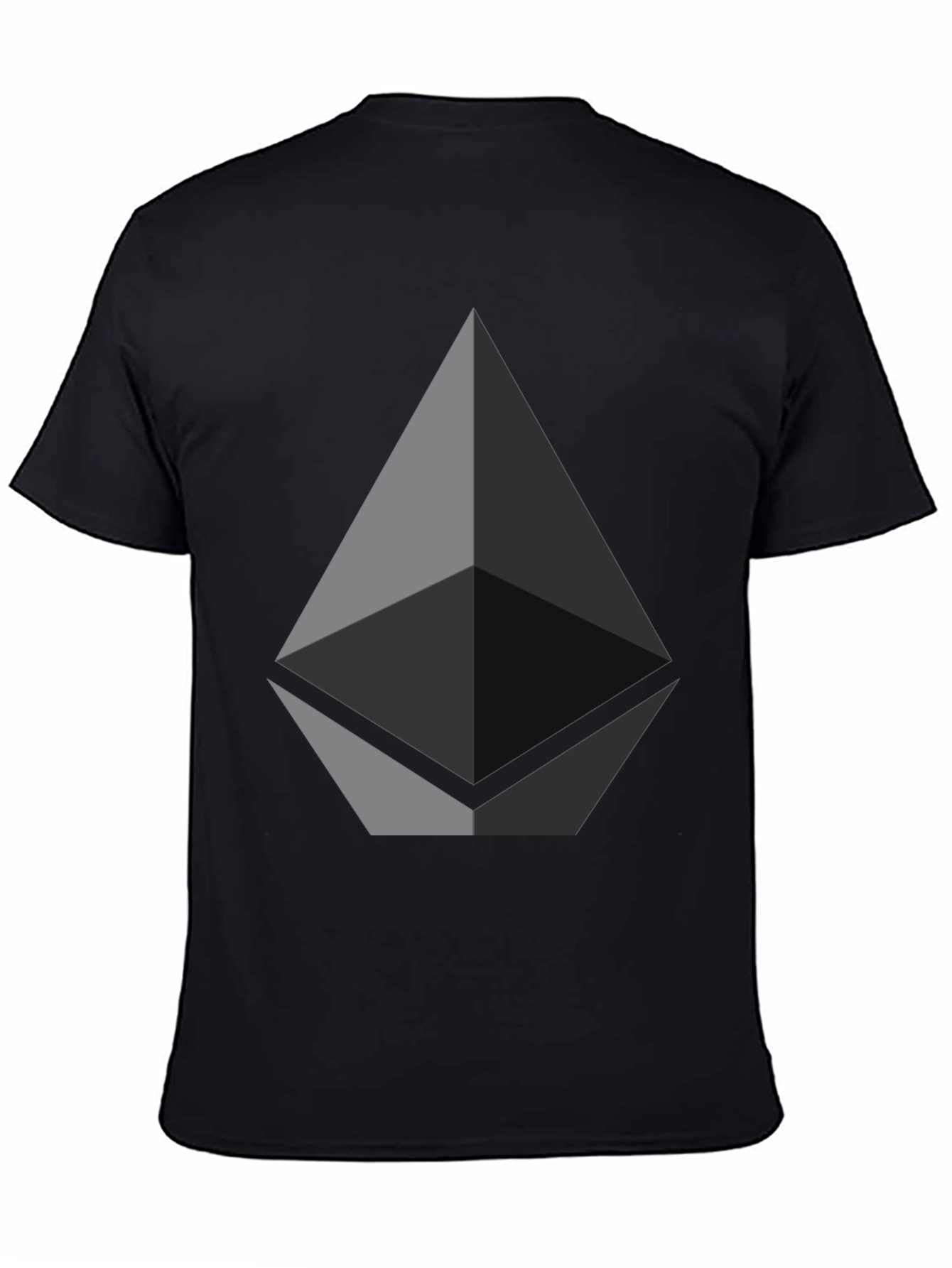 Ethereum Logo Black T-Shirt - Crypto Tee