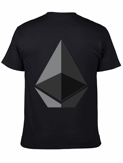 Ethereum Logo Black T-Shirt - Crypto Tee