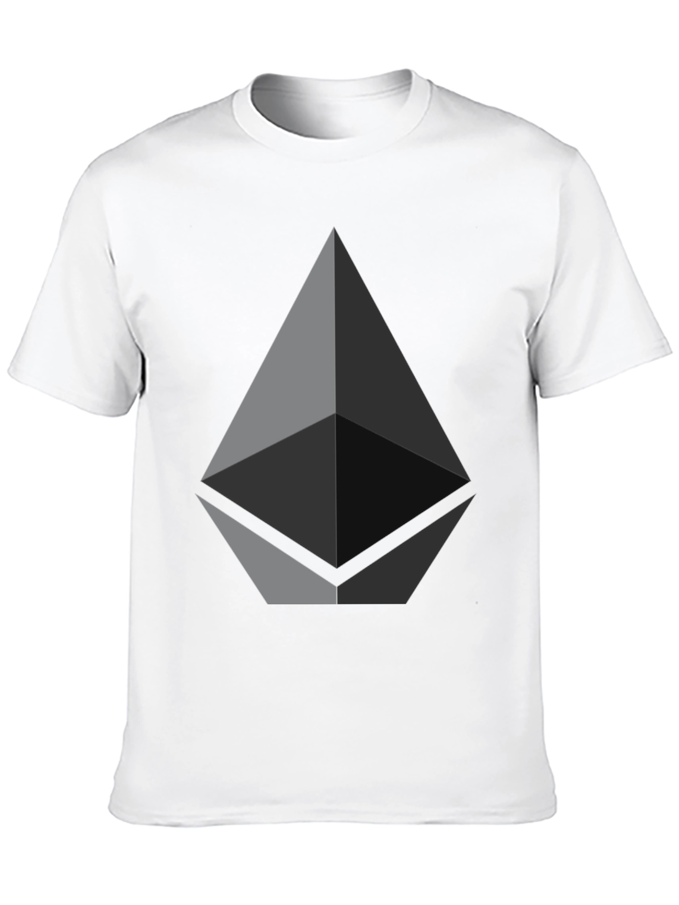 Ethereum Logo Black T-Shirt - Crypto Tee