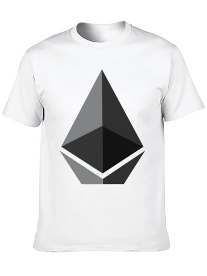 Ethereum Logo Black T-Shirt - Crypto Tee
