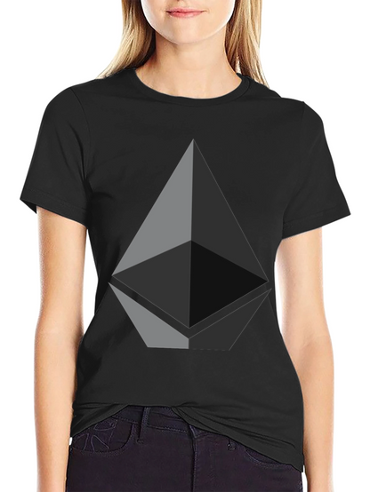 Ethereum Logo Black T-Shirt - Crypto Tee