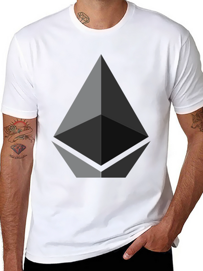 Ethereum Logo Black T-Shirt - Crypto Tee