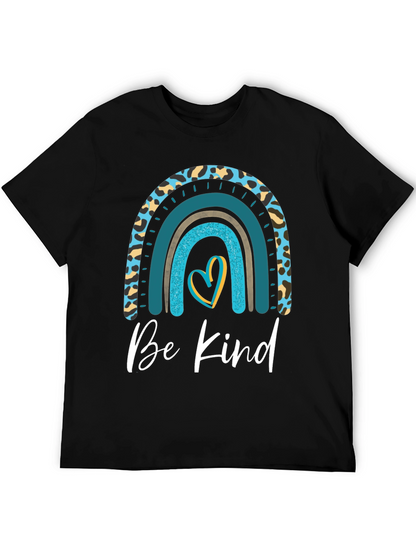 Be Kind Rainbow Graphic T-Shirt