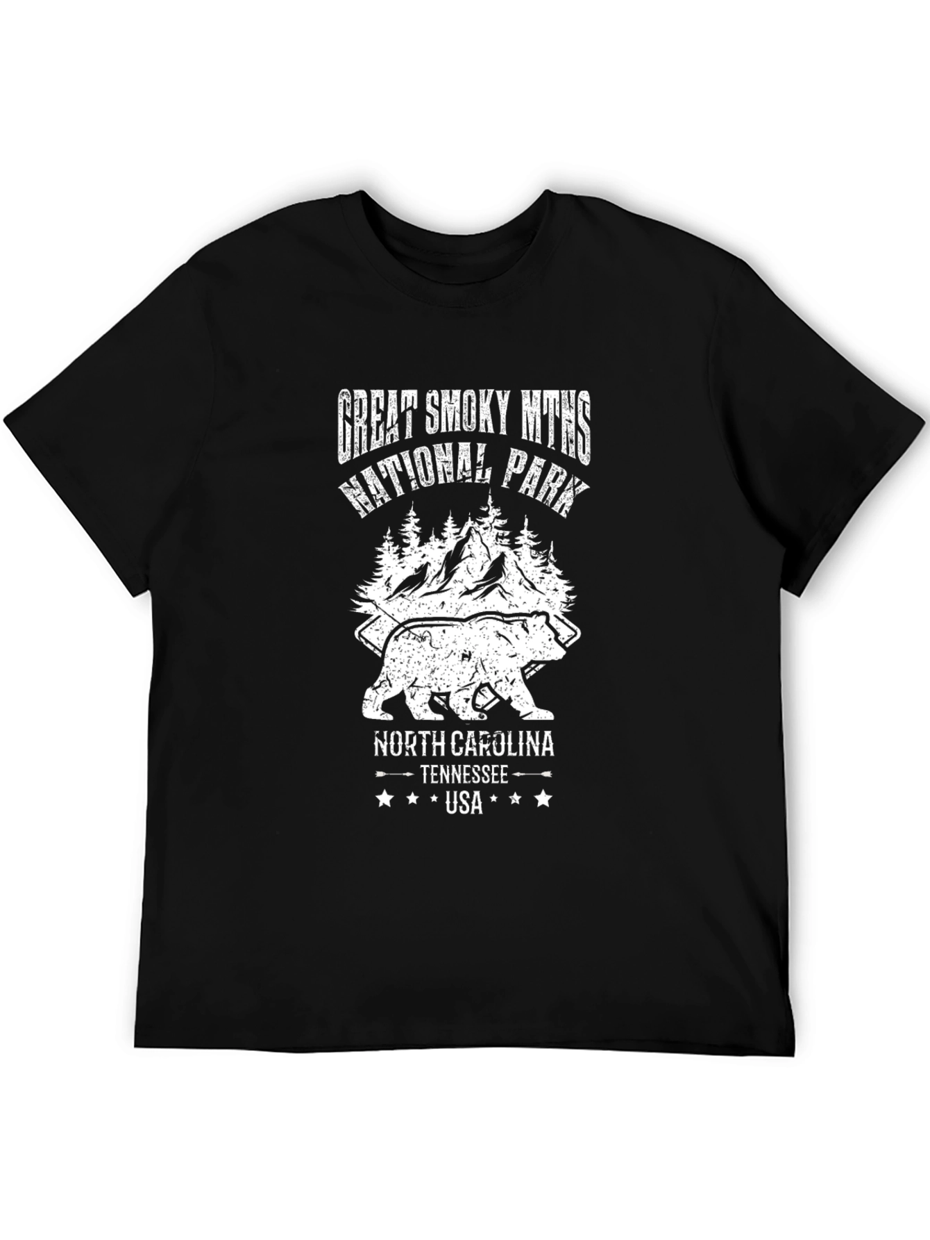Great Smoky Mountains National Park Black T-Shirt