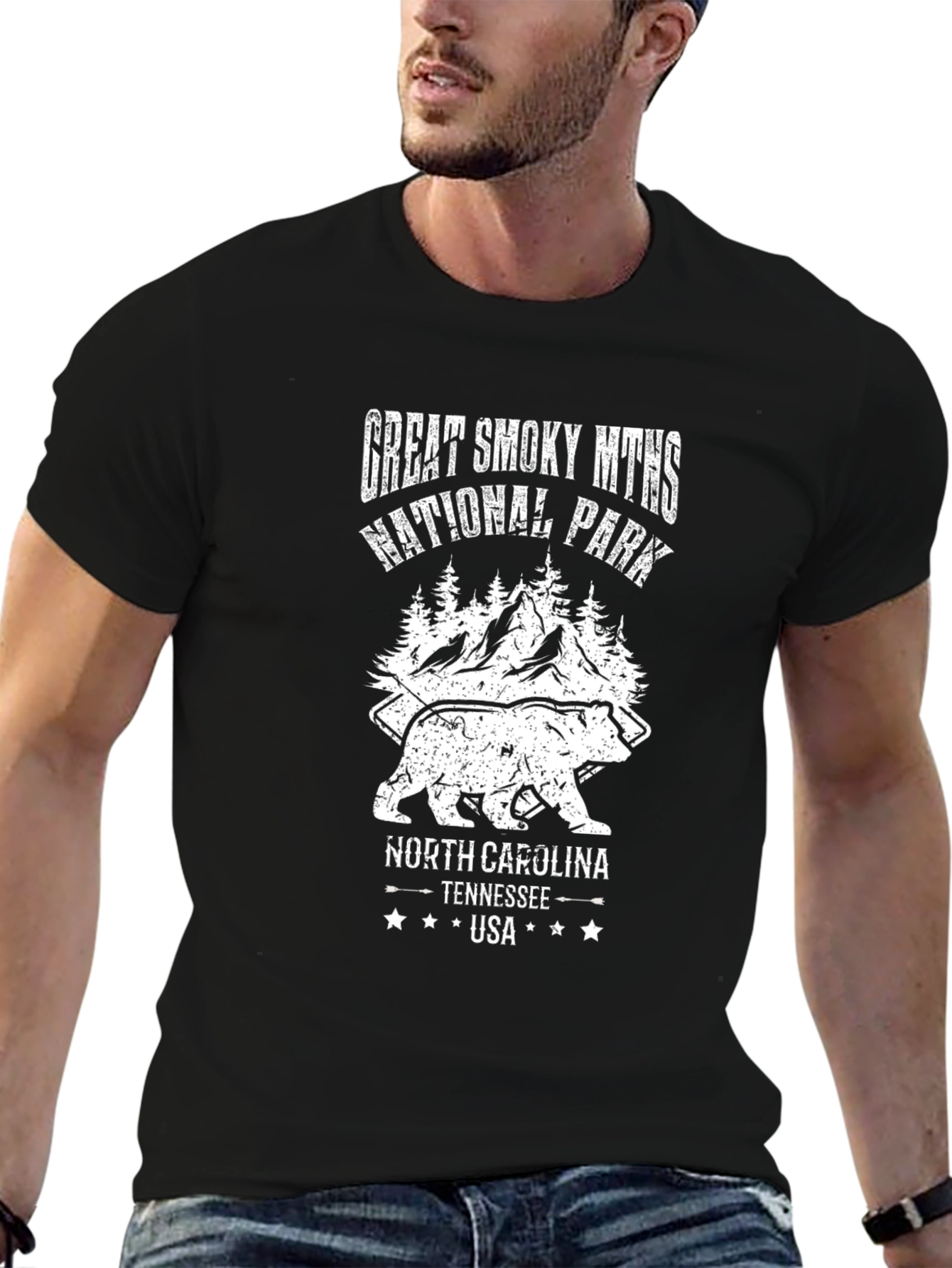 Great Smoky Mountains National Park Black T-Shirt