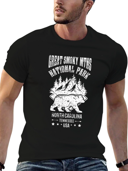 Great Smoky Mountains National Park Black T-Shirt