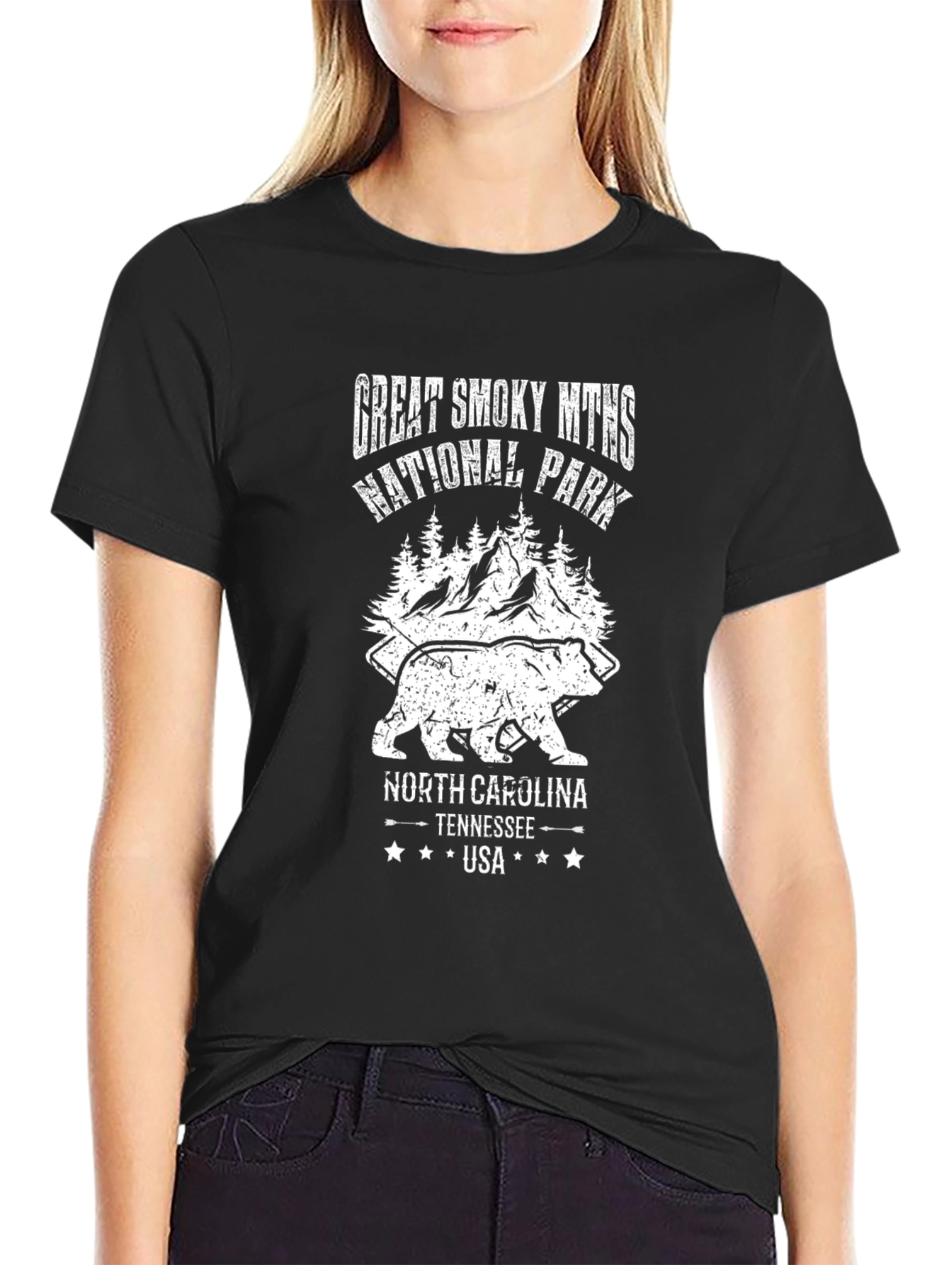 Great Smoky Mountains National Park Black T-Shirt