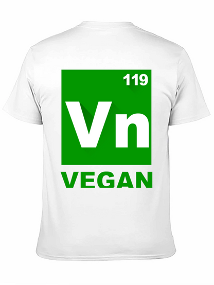 Vegan Element T-Shirt - Green Periodic Table Style