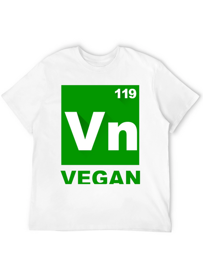Vegan Element T-Shirt - Green Periodic Table Style