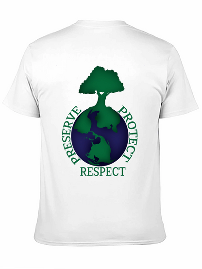 Earth Respect T-Shirt: Preserve Protect Respect Graphic Tee