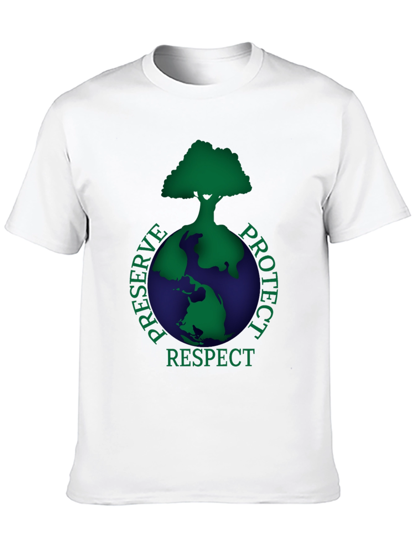 Earth Respect T-Shirt: Preserve Protect Respect Graphic Tee